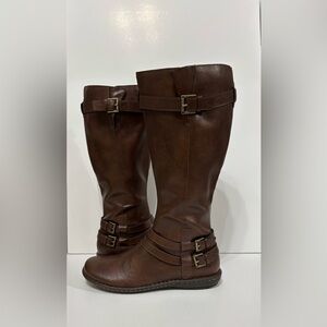 b.o.c. Brown Buckle Riding Boots Size 9
